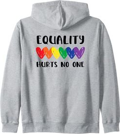 L'uguaglianza del Gay Pride non fa male a nessuno che dice / Felpa con Cappuccio