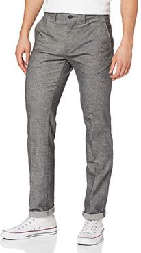 Denton Chino Wool Look Flex - Pantaloni Uomo, Beige (Beige), W38 / L34