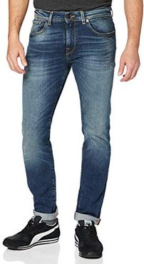 SHNSLIM-Leon 1428 Mid.Blue ST Jeans STS Slim, Blu (Medium Blue Denim), W30/L30 (Taglia Produttore: 30) Uomo