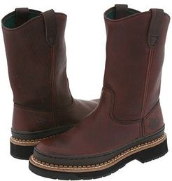 Georgia Giant Wellington (Brown) Men's Work Pull-on Boots