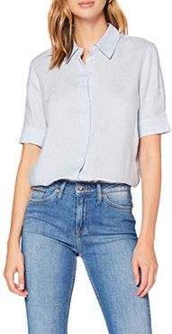 TH Essential Penelope Shirt SS Maglietta, Blu (Breezy Blue C1o), 44 (Taglia Unica: 40) Donna