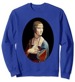 Leonardo Da Vinci - Maglietta divertente da donna con un riccio Felpa