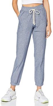 Relaxed Jeans, 23049/Mid Blue White Struc, XL Donna
