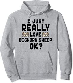 Cute Bighorn Sheep Lover I Love Bighorn Sheep Felpa con Cappuccio
