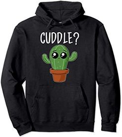 Cactus Hug Hoodie Succulente con cappuccio Donne con Felpa con Cappuccio