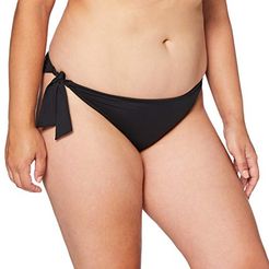 Swimwear Swimwear Brazilian Brief with Bows Beachwear Logo Marinière Slip Bikini, Nero (Nero 00020), 46 (Taglia Unica: Large) Donna