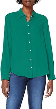 Fashion Bluse 1/1 Camicia da Donna, Verde, 46