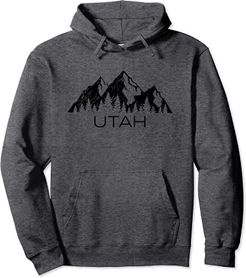 Felpa Utah Uomo Donna | Utah Mountain Felpa | Utah Felpa con Cappuccio