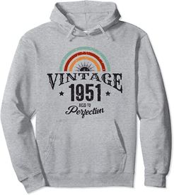 Camicia vintage 1951 invecchiata alla perfezione 70 ° Felpa con Cappuccio