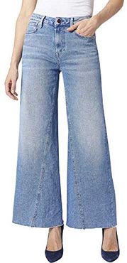 Hailey 7/8 Jeans a Zampa, Blu (Archive Light Used 000), Unica (Taglia Produttore: W 28) Donna
