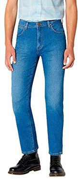 Arizona Straight Jeans, Blu (Bright Sphere 845), 35W / 34L Uomo