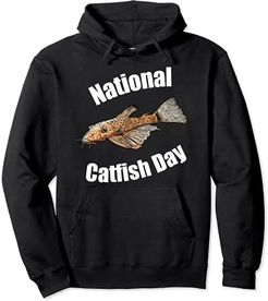 Giornata nazionale del pesce gatto 25 giugno celebrazione Felpa con Cappuccio