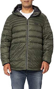 JJEACE Puffer Hood PS Noos Giacca, Forest Night, 5XL Uomo