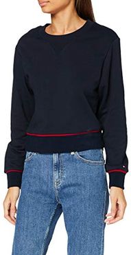 Regular Varsity Sweatshirt LS Maglione, Desert Sky, XS Donna