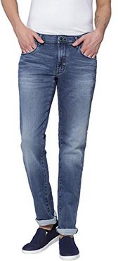Jeans Skinny Barret-Flex, Blu Denim, 47 Uomo