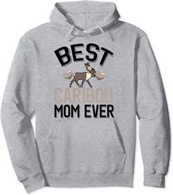 Caribou Family - Best Caribou Mom Ever Felpa con Cappuccio