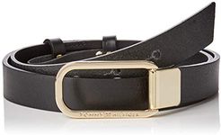 Elevated Leather Belt 2.3 Cintura, Nero ((Black Bds), 8 (Taglia Produttore: 100.0) Donna