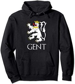 Ghent Belgium City Coat Of Arms Gent Belgie Dutch Souvenir Felpa con Cappuccio