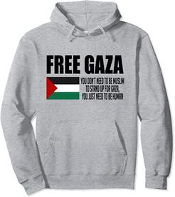 Save Gaza, Free Palestine, Free Gaza, Proud Gaza, Palestine Felpa con Cappuccio