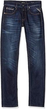 Grover Jeans Straight, Blu (Dark Blue 7), W31/L34 (Taglia Produttore: 31) Uomo