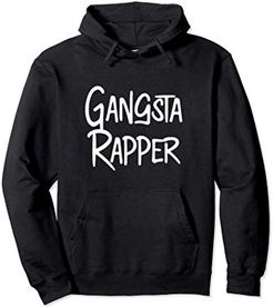 Gangsta Rapper - Best Gangster Rap Music Thug Gift - Rapper Felpa con Cappuccio