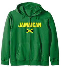Jamaican Flag Rasta Reggae Roots Jamaica Gift Clothing Felpa con Cappuccio