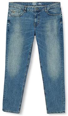 Light DSTR Slim Straight Denim Jeans, Blu (Waterfall 902), W33/L32 Uomo