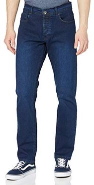 Ez359 Jeans Straight, Blu (Mid Stonewash Mid Stonewash), W32/L32 (Taglia Produttore: 32R) Uomo