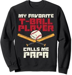 Favorite Tball Player Papa Baseball Family Dad Daddy Men Felpa