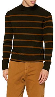Merino Wool High Crewneck Pull Pullover Sweater, Combo A 0217, L Uomo