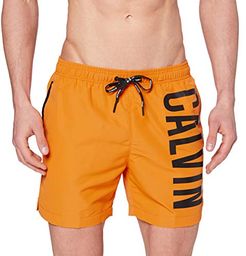 Medium Drawstring Costume a Boxer, Sun Orange, Uomo