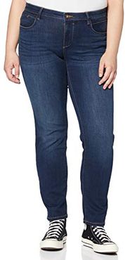 Rinsed Slim Alexa Jeans, Blu (Dark Stone Wash Denim 1053), W28/L30 (Taglia Produttore: 28) Donna