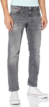 Tommy Hilfiger Uomo, Jeans straight, Scanton Slim Nstg, Blu (Denim Bz), W30 / L32