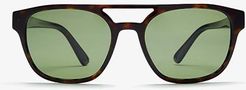 0PR 23VS (Havana/Polarized Green) Fashion Sunglasses