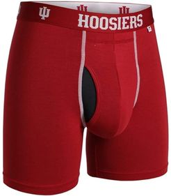 Indiana Hoosiers Swing Shift Boxer Briefs (Crimson) Men's Underwear