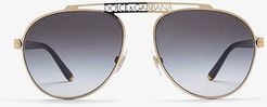 DG2235 (Gold/Grey Gradient) Fashion Sunglasses