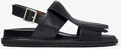 Loafer Detail Sandal (Black) Men's Shoes