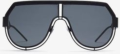 DG2231 (Matte Black/Grey) Fashion Sunglasses