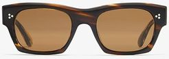 Isba (Cocobolo/Brown) Fashion Sunglasses