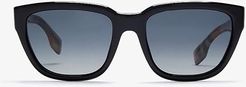 0BE4277 (Black/Polar Grey Gradient) Fashion Sunglasses