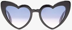 SL 181 Loulou (Shiny Black/Violet Gradient) Fashion Sunglasses