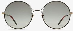 GG0395S (Gold/Black/Grey Gradient) Fashion Sunglasses