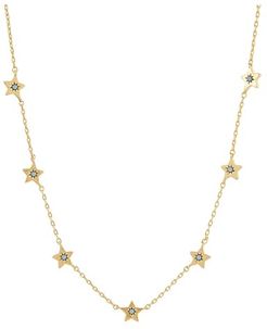 Desert Star Chain Necklace (Turquoise Stone) Necklace