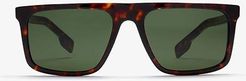 0BE4276 (Dark Havana/Green) Fashion Sunglasses
