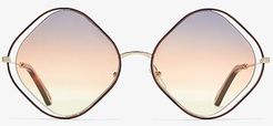 Poppy Sunglasses - CE159SL (Havana/Grey/Orange/Yellow) Fashion Sunglasses