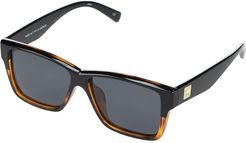 Thor Alt Fit (Black/Tortoise Smoke Mono Polarized) Fashion Sunglasses