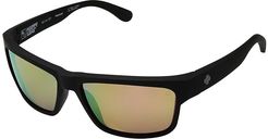 Frazier (Soft Matte Black/Happy Rose Polar/Green Gold Spectra Mirror) Sport Sunglasses