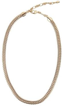 Braided Chain Necklace (Gold) Necklace
