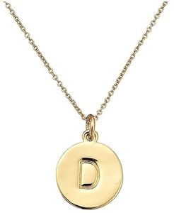 Kate Spade Pendants D Pendant Necklace (Gold) Necklace