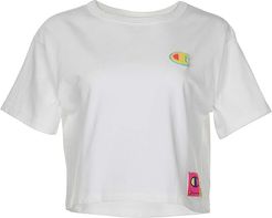 Heritage Cropped Tee (White) Women's Clothing